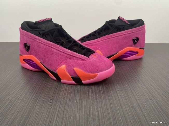 Chep Onekick Low DH4121-600 Jordan Retro 14 Shocking Pink (W) 0528